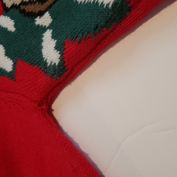 𝅺happy Holidays Urban Heritage Ugly Christmas Sweater Dogs Pugs Lights Up Rec - Picture 5 of 13